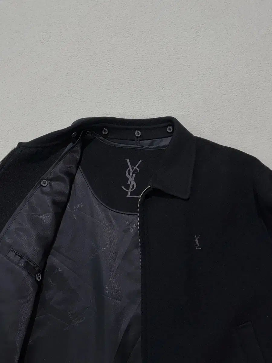 YVES SAINT LAURENT イヴ・サンローラン ウール ブルゾン ジャケット