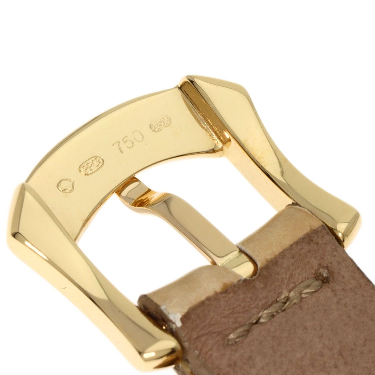 PATEK PHILIPPE パテックフィリップ 4905J-001 カラトラバ 腕時計 K18YG 革 レディース [中古] 4905J-001 ホワイト PATEK PHILIPPE（パテックフィリップ）カラトラバ