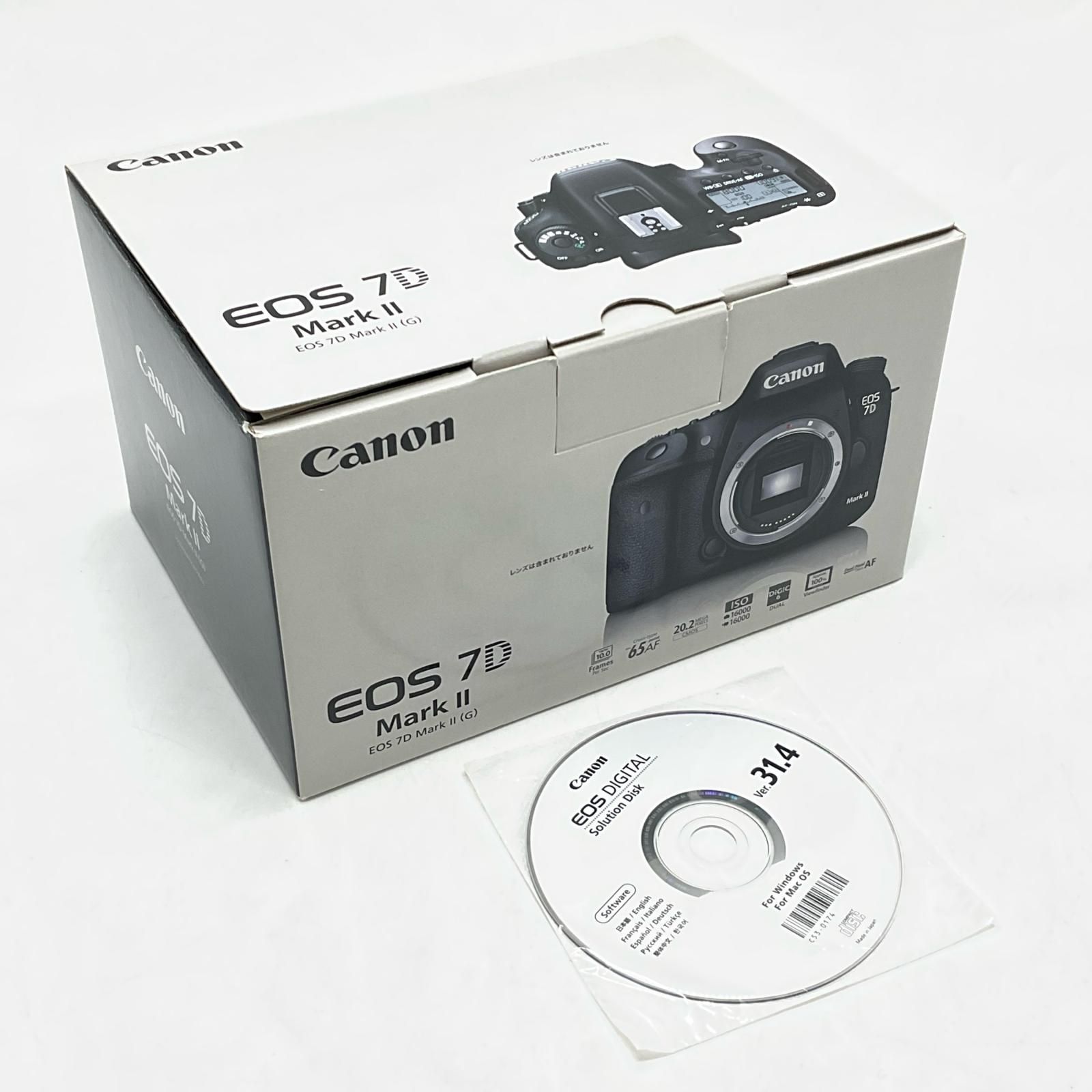 全額返金保証】【最速発送】Canon デジタル一眼 EOS 7D Mark II ボディ 
