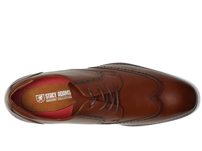 ステイシーアダムス メンズ シューズ オックスフォード ウィングチップ Stacy Adams Lancaster Wingtip Oxford Cognac