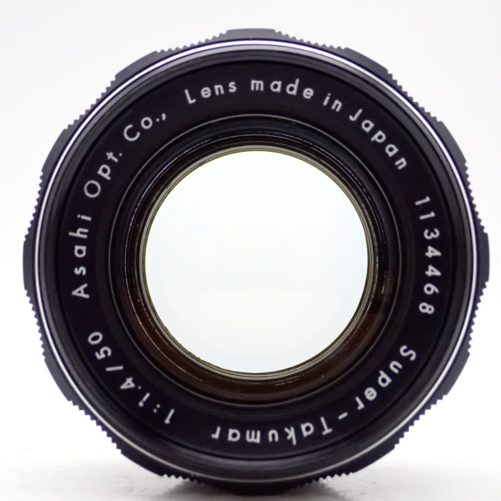 美品 ASAHI PENTAX Super Takumar 50mm f1.4 初期型 8枚玉 標準 単焦点