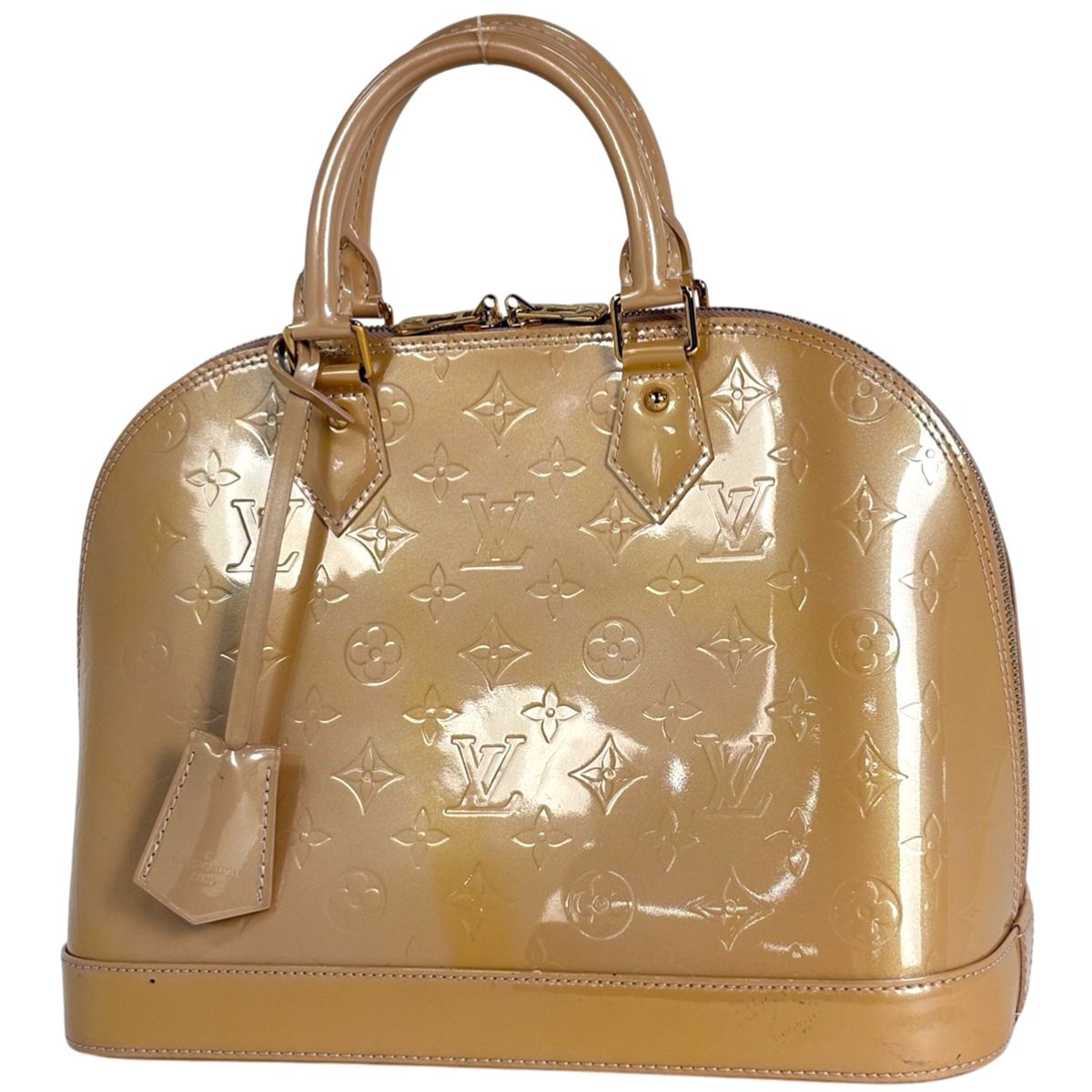 ルイ・ヴィトン Louis Vuitton アルマPM エナメル ハンドバッグ 