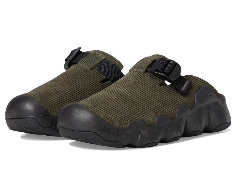 キーン メンズ シューズ サンダル レザー KEEN Hyperport Leather Clog Sea TurtleBlac