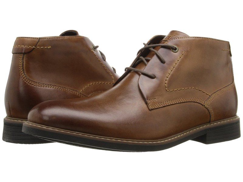 ロックポート メンズ シューズ ブーツ・レインブーツ Rockport Classic Break Chukka Dark Brown Leat ブラウン