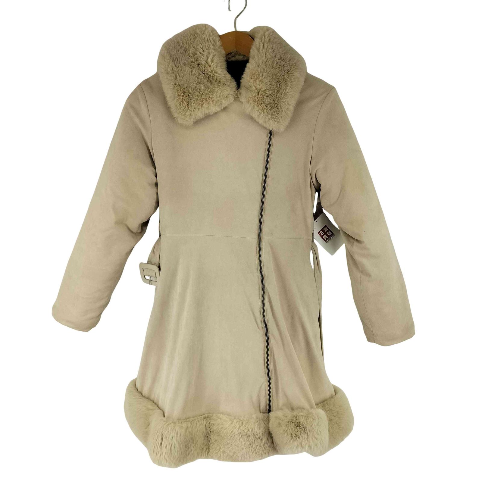 ダーリッチ Darich ファーボリュームフレアコート レディース FREE