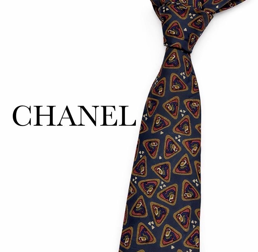 極美品】シャネル CHANEL ネクタイ ブランド ハイブランド 結婚式 高級
