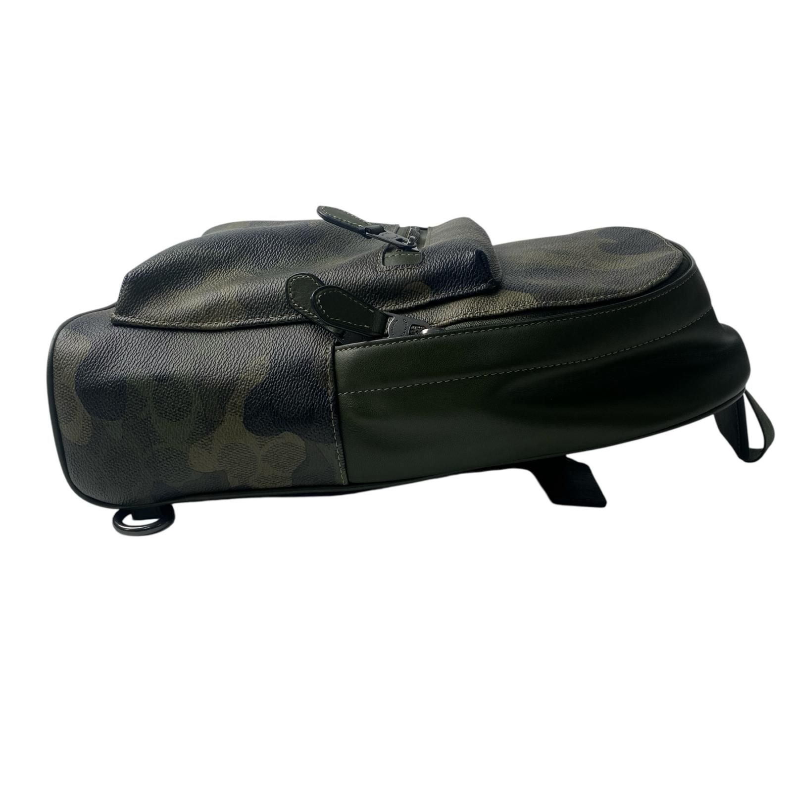 美品 コーチ coach 迷彩 カモフラ ボディバッグ 斜めがけ クロスボディ