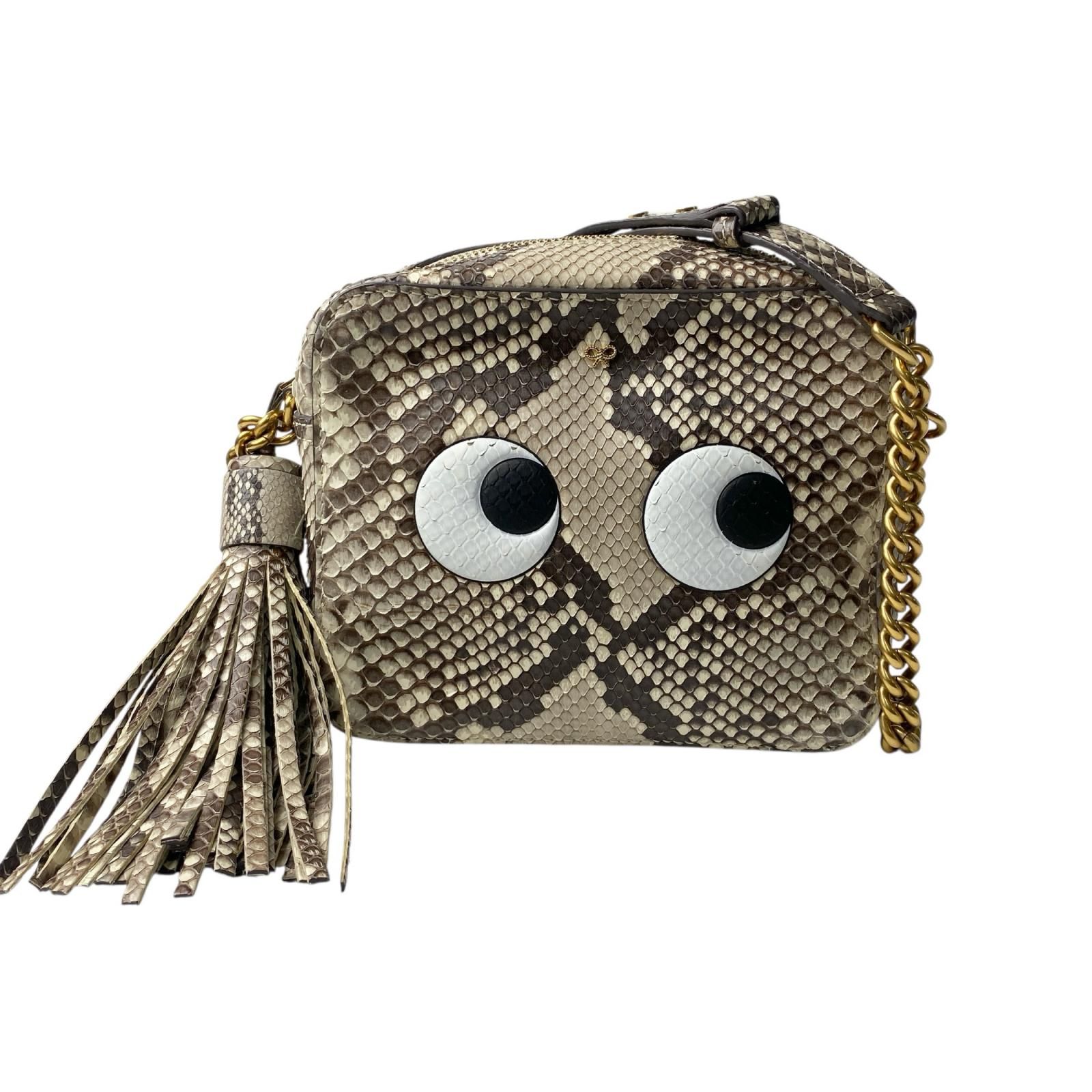 アニヤハインドマーチ AnyaHindmarch アイズ パイソン ショルダー 