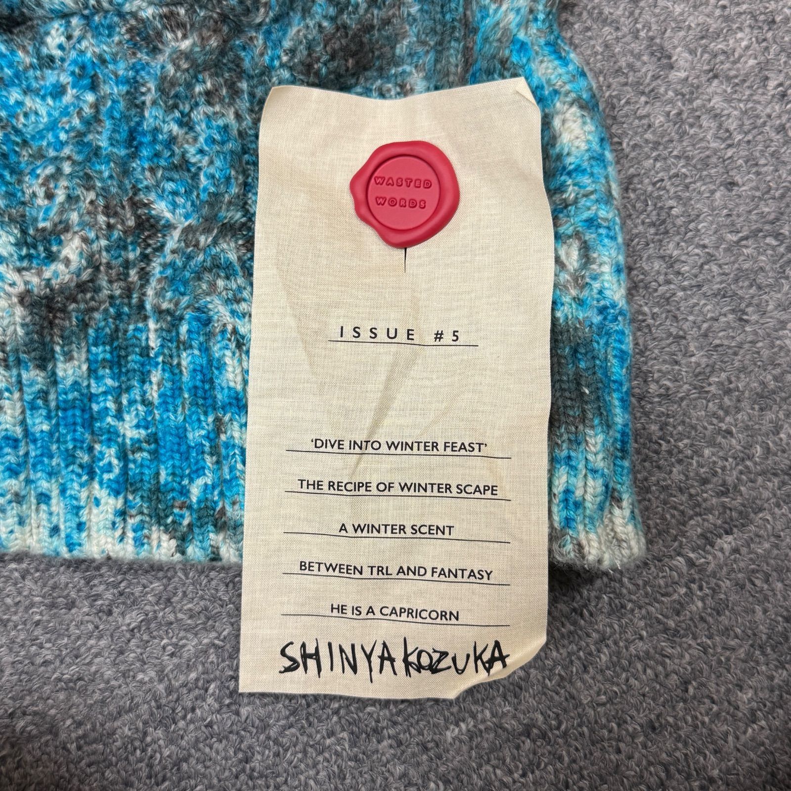 参考上代176000円 未使用 SHINYAKOZUKA 24AW MR.ALLAN（ISSUE#5