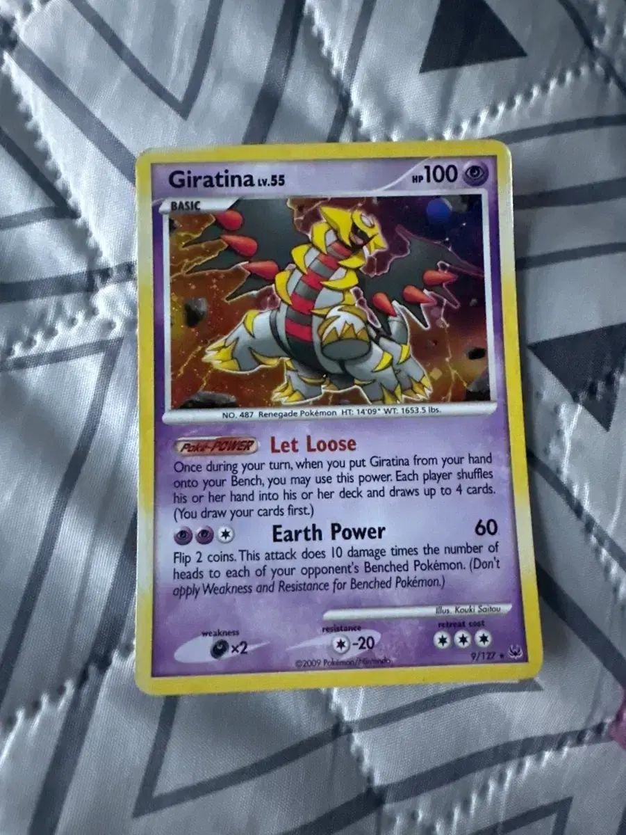 ポケットモンスター カード ギラティナ LV 55 アメリカ版