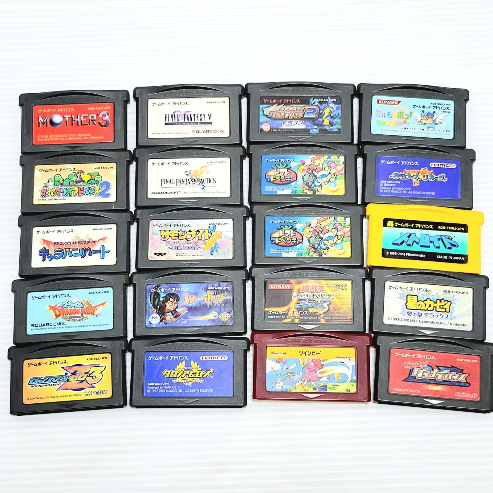 ジャンク】Nintendo GBA ゲームボーイアドバンス ソフトx28