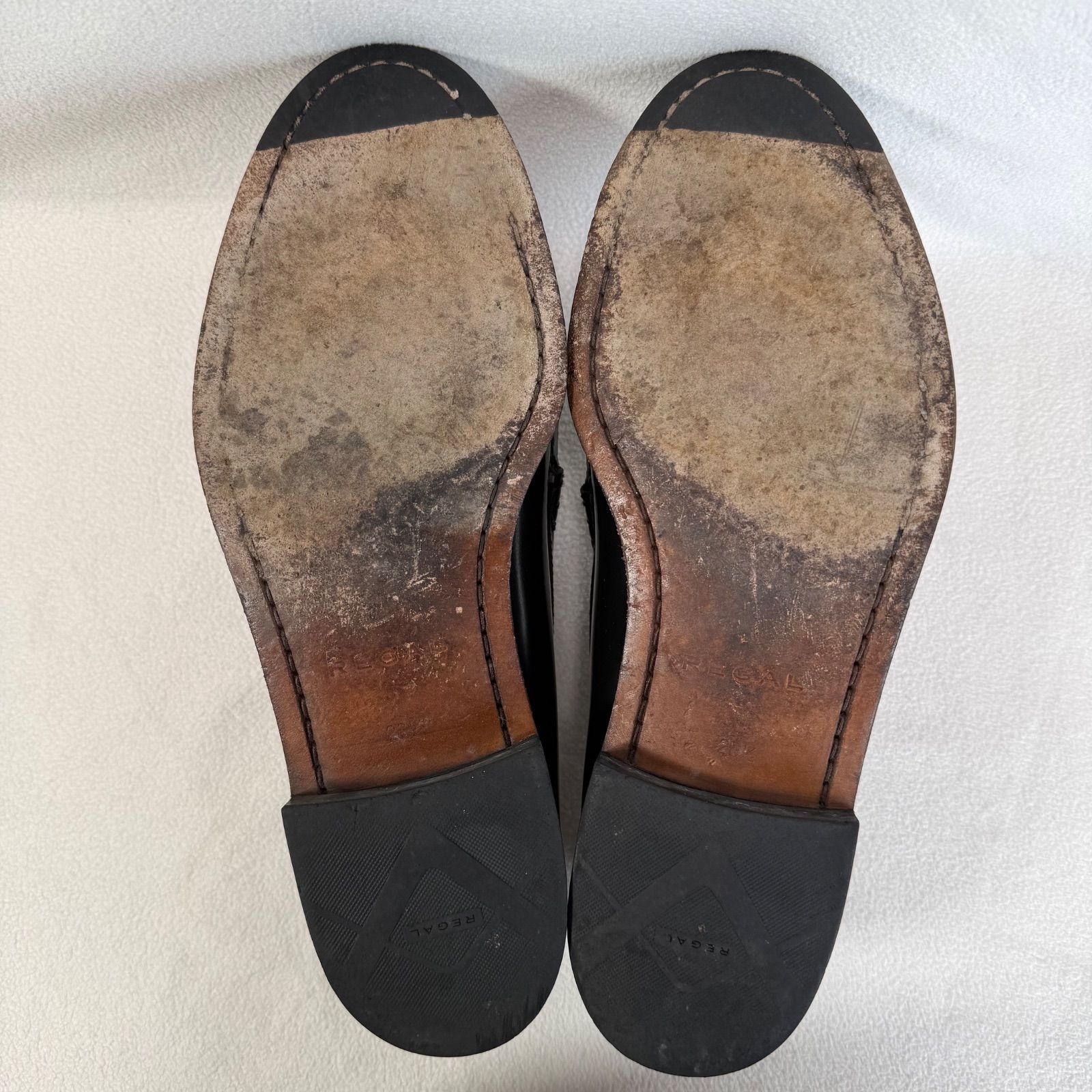 極美品・サイズ26.5✨リーガル 15DR コブラヴァンプ ガラスレザー