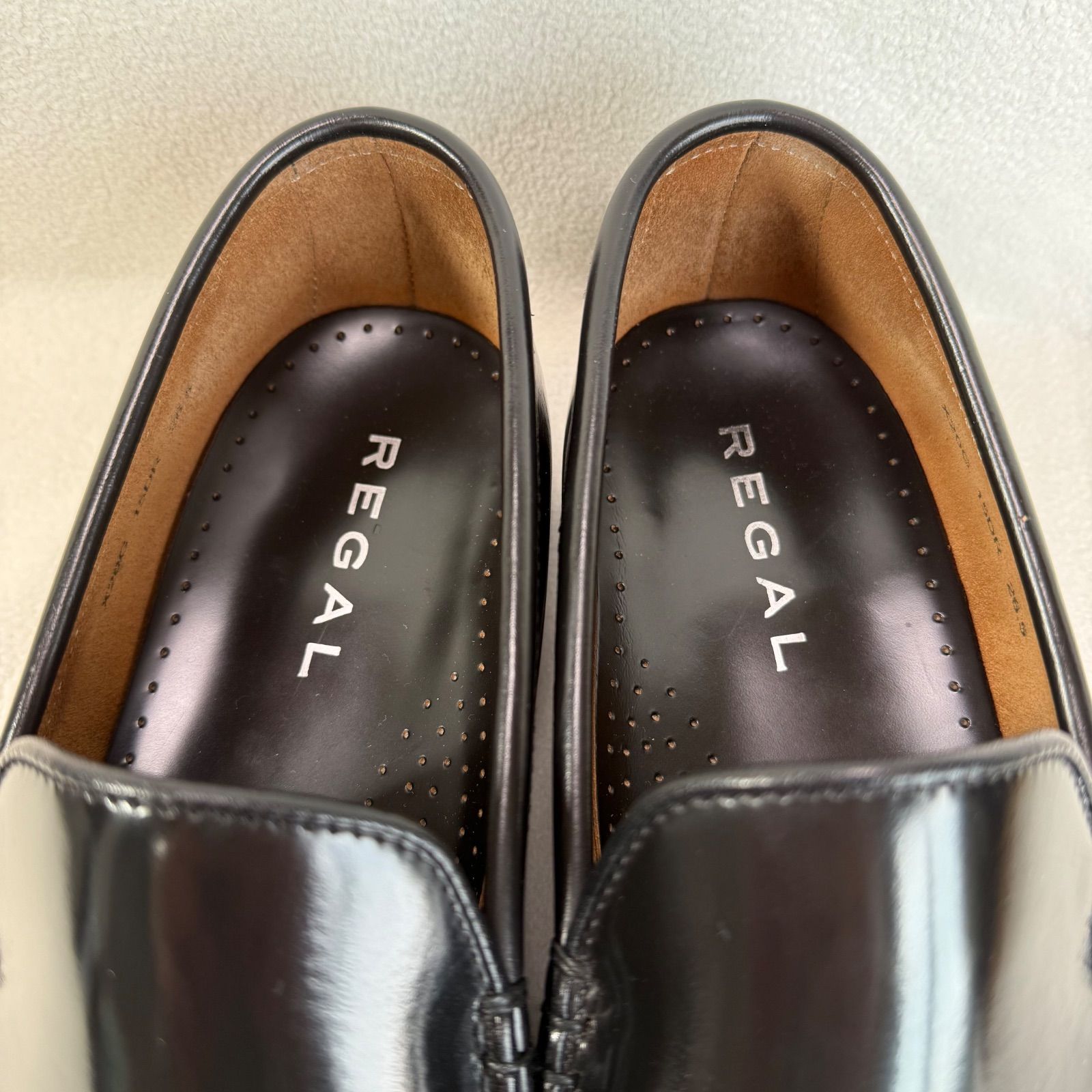 極美品・サイズ26.5✨リーガル 15DR コブラヴァンプ ガラスレザー