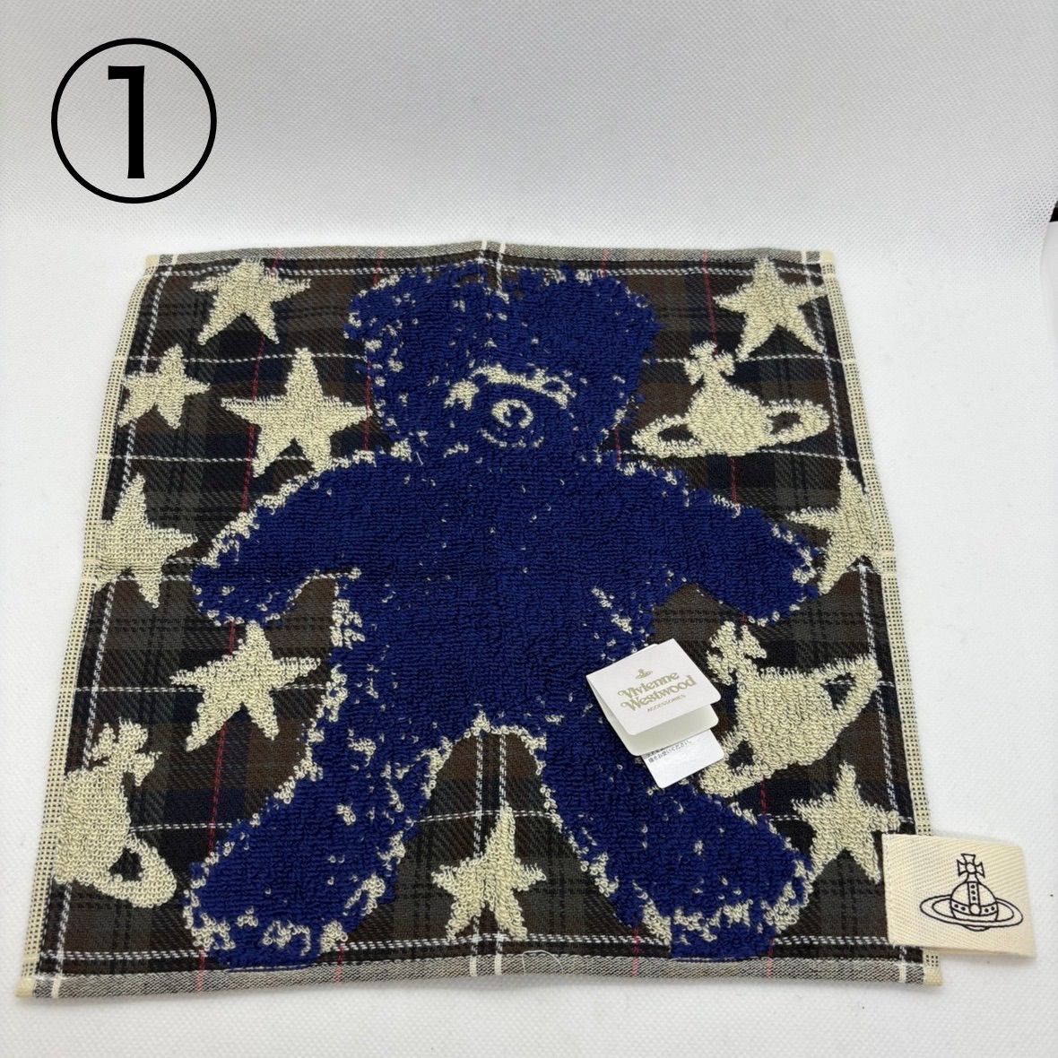 新品タグ付】Vivienne Westwood タオルハンカチ 選べる7種 くま オーブ