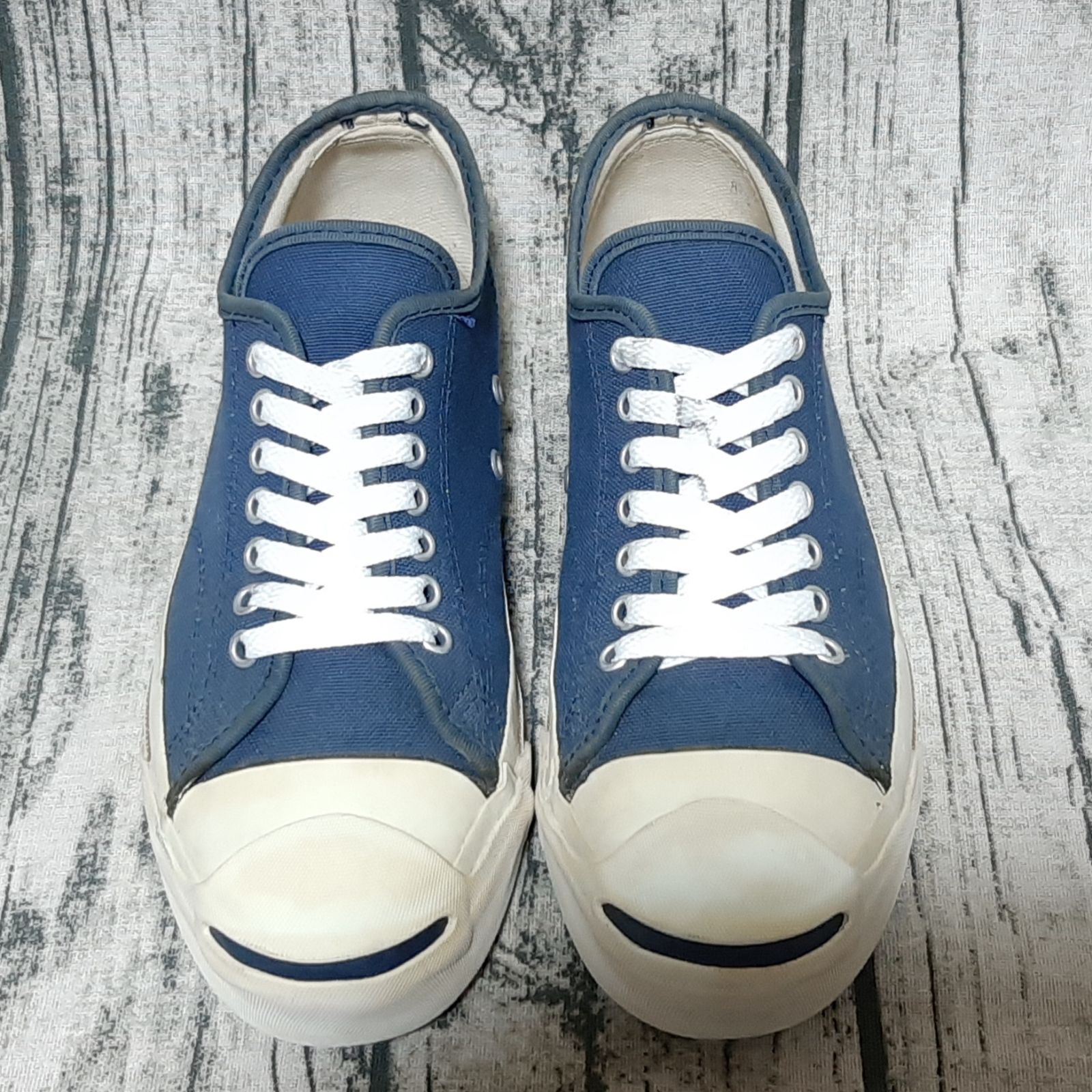 26cm / US 7.5】90s Made in USA CONVERSE JACK PURCELL CANVAS NAVY