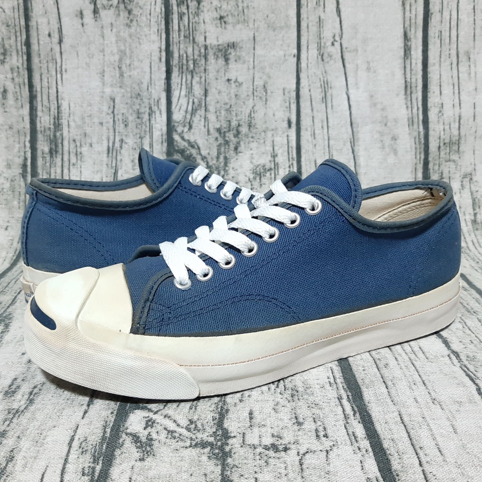 26cm / US 7.5】90s Made in USA CONVERSE JACK PURCELL CANVAS NAVY