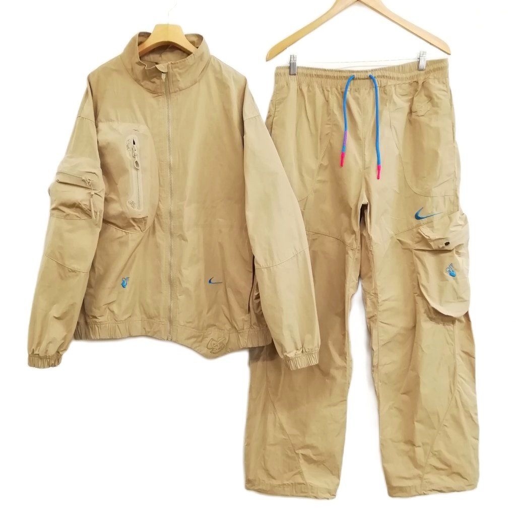ナイキ　XSサイズ　メンズ　オフホワイト NIKE TRACK トラックパンツ offwhite PANTS NIKELAB NIKE オフホワイト ナイキ Jacket Off ロゴ