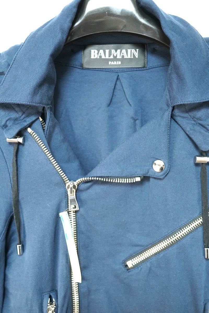 アーカイブ BALMAIN バルマン ダブルライダースジャケット ジップ