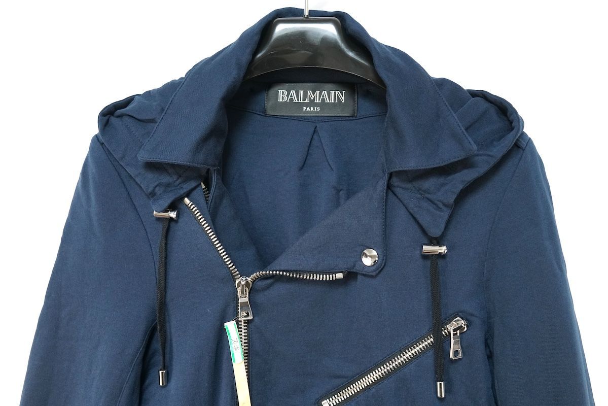 アーカイブ BALMAIN バルマン ダブルライダースジャケット ジップ