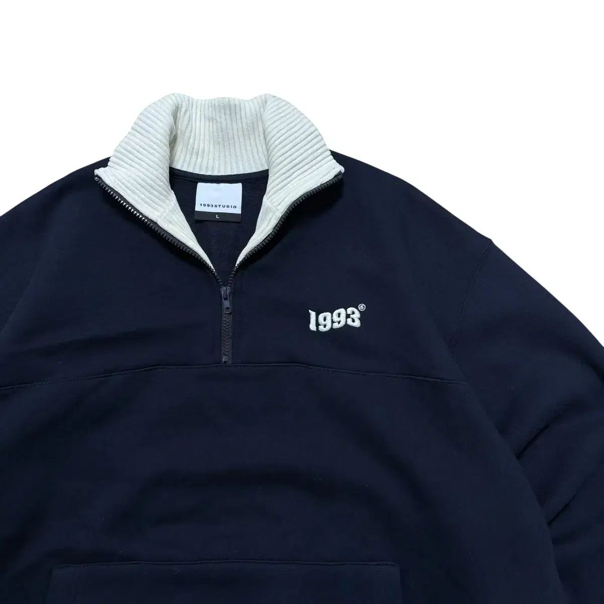 1993スタジオ ハーフジップアップ スウェット