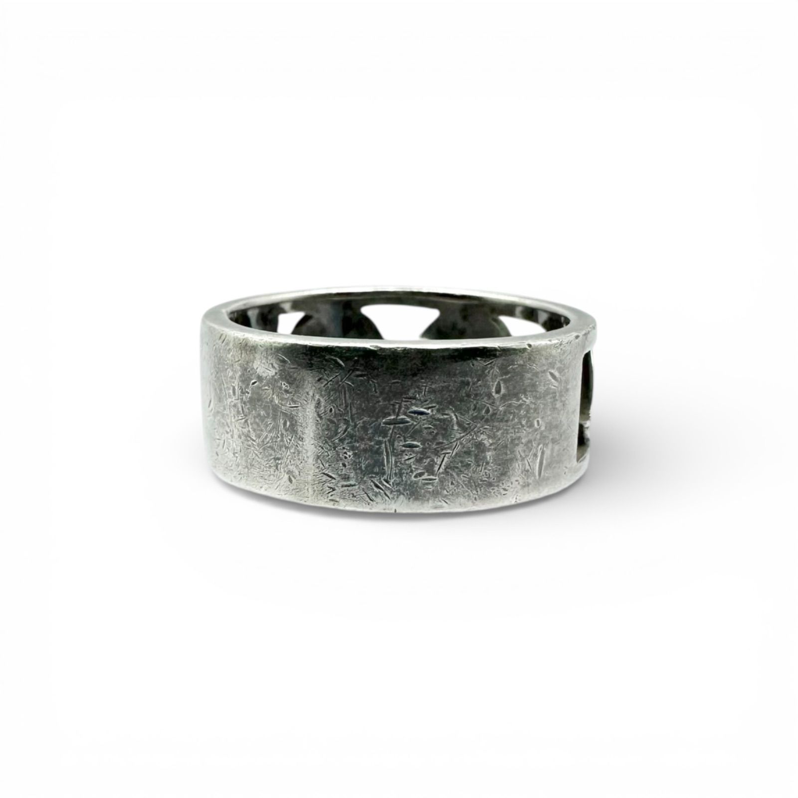 三枚の葉】リーフ ボタニカル Silver 925 刻印 Vintage Design Ring 
