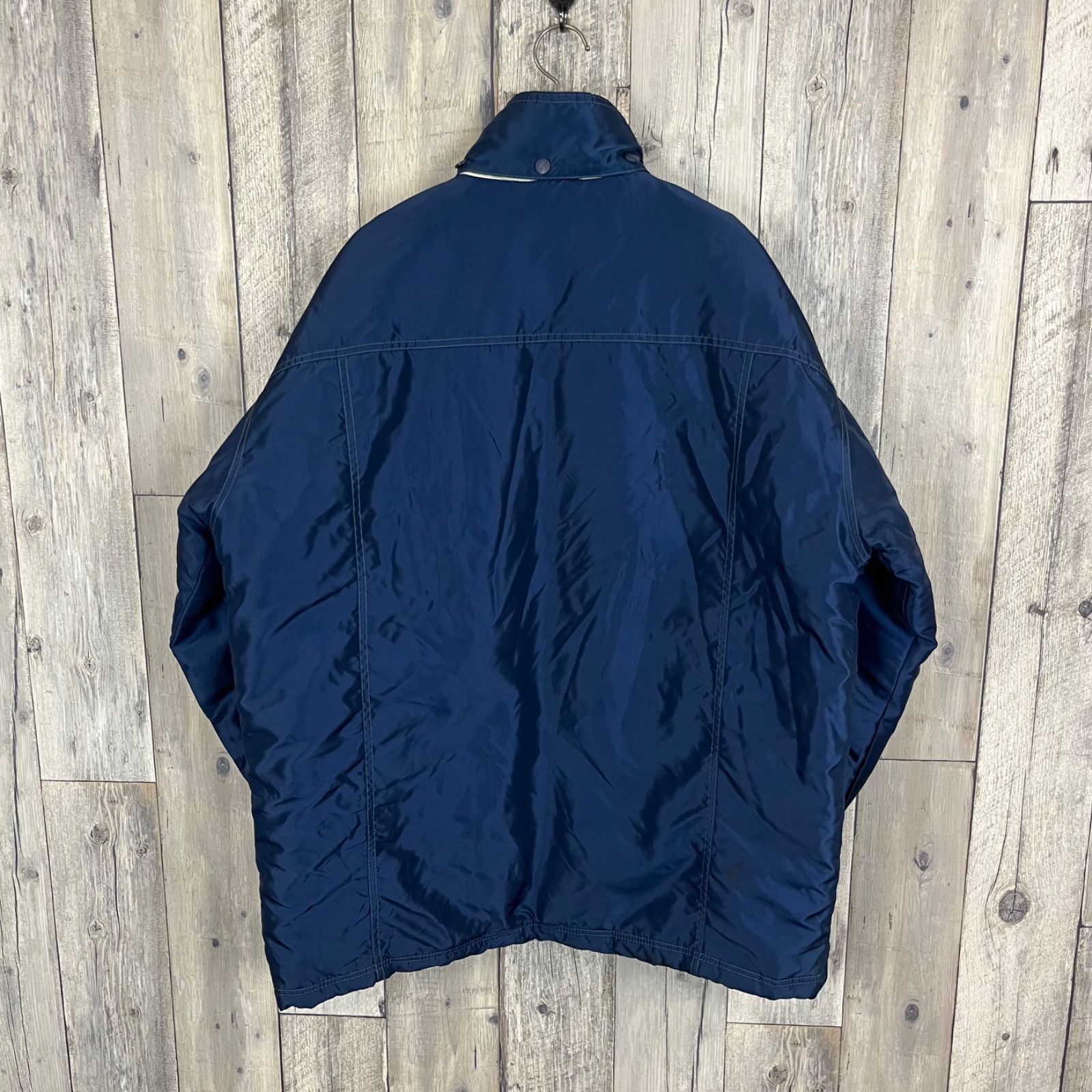 OLD NIKE 90s 銀タグ ナイキ フード収納 ゴツナイキ ゴツロゴ ナイロン 