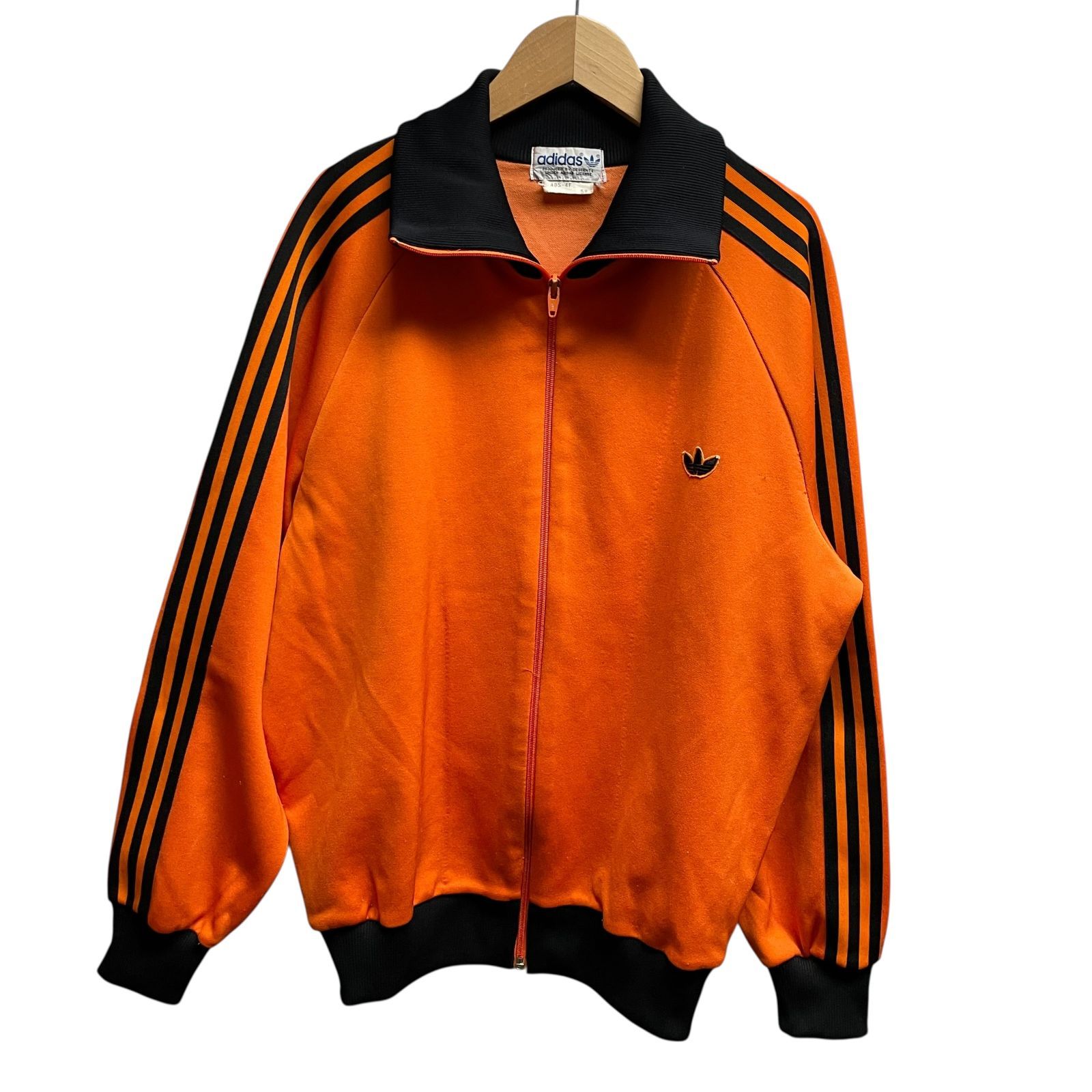  80s トラックジャケット　希少　オレンジ　アディダス 希少 80s adidas アディダス old オールド アディダス トラック