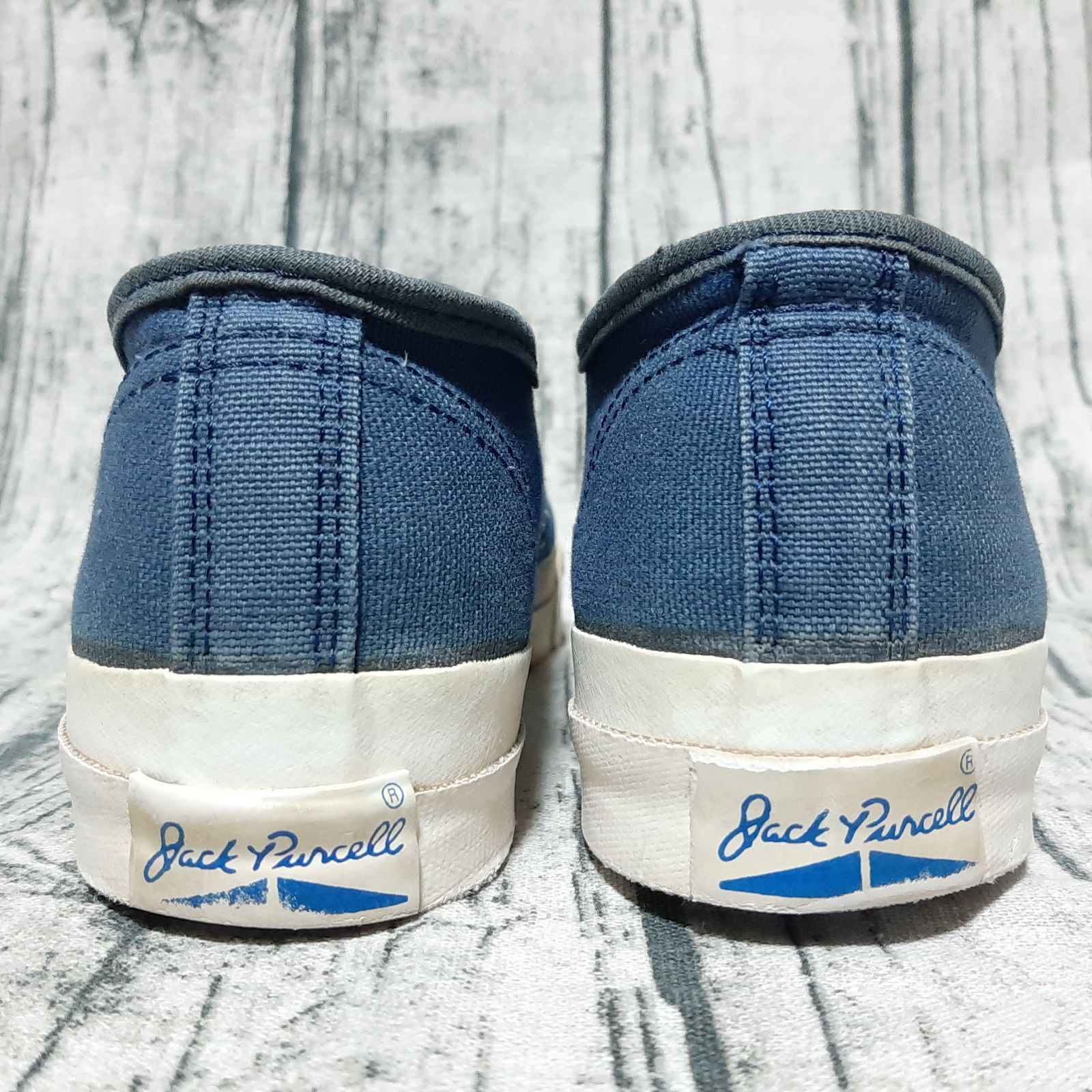 26cm / US 7.5】90s Made in USA CONVERSE JACK PURCELL CANVAS NAVY