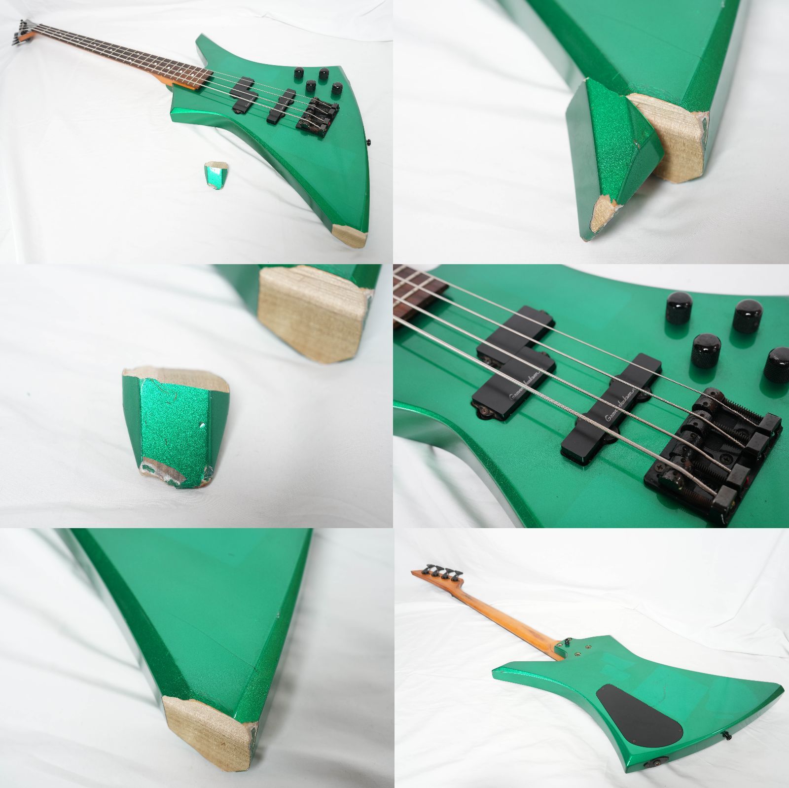 ☆Grover Jackson☆KELLY BASS Metallic Green アクティブサーキット