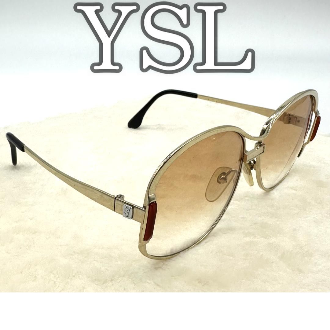 YVES SAINT LAURENT ヴィンテージ サングラス メタルボストン イヴサンローラン YVES SAINT LAURENT／YSL ヴィンテージ メガネ