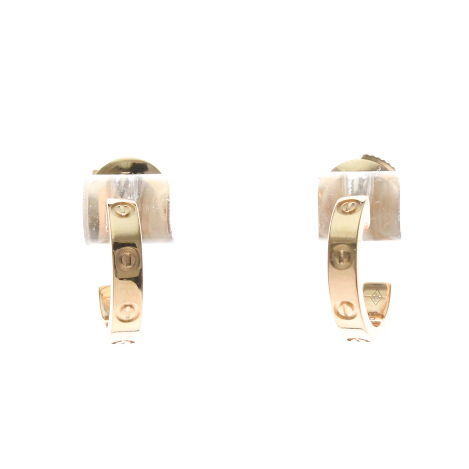 カルティエ(Cartier) ベビーラブ ピアス 無し K18ホワイトゴールド