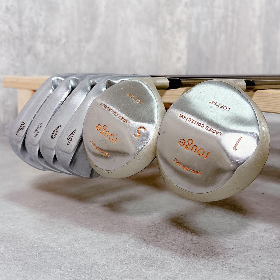 T215 rouge 他 ゴルフクラブ レディース セット 練習 初心者 L - メルカリ