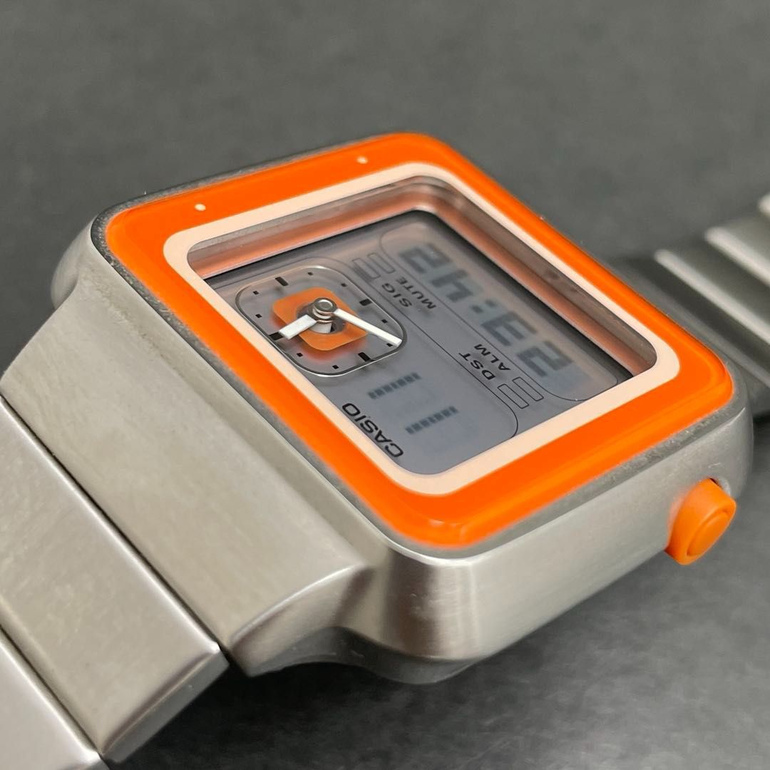 CASIO FUTURIST LAQ-2000D オレンジ カシオ フューチャリスト デジアナ