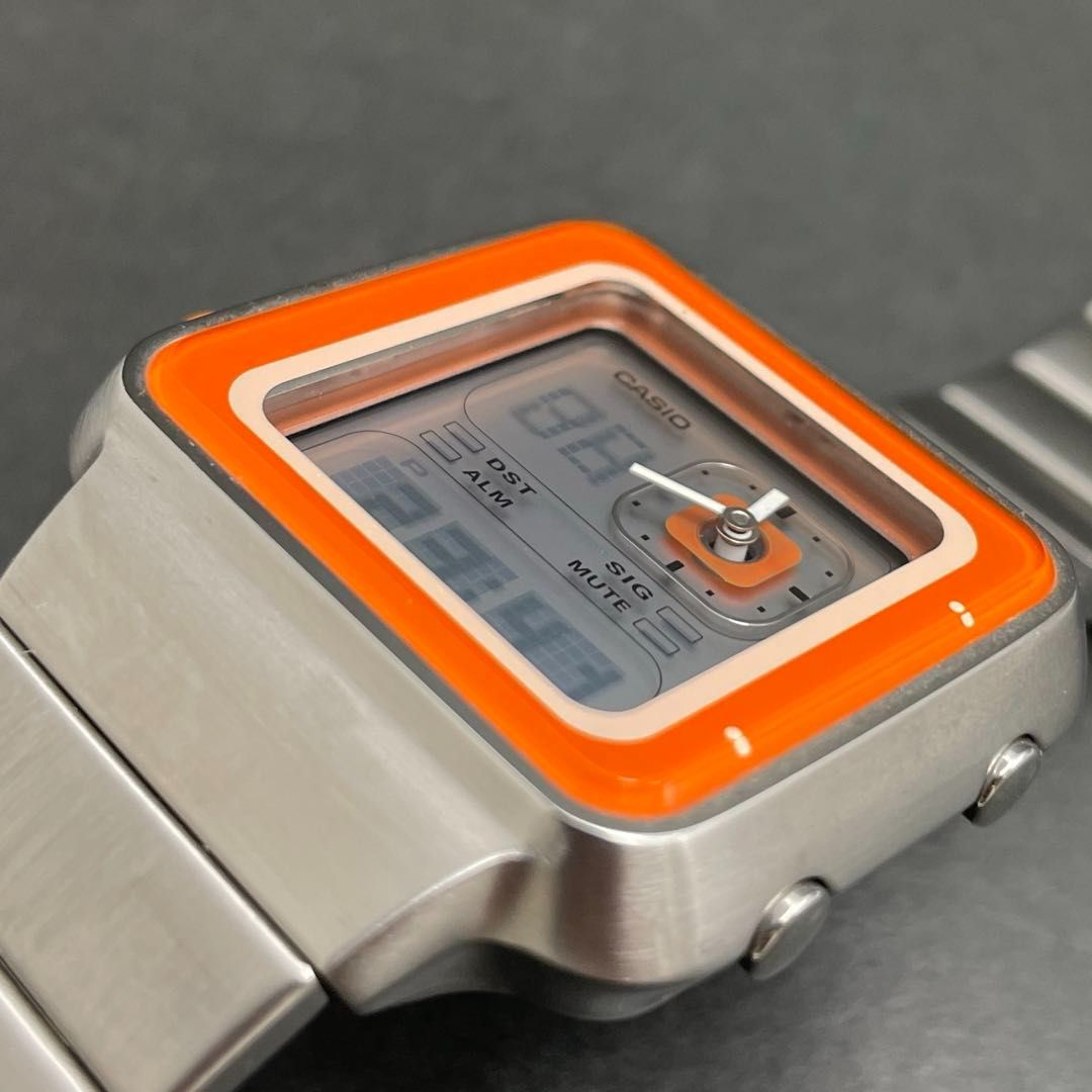 CASIO FUTURIST LAQ-2000D オレンジ カシオ フューチャリスト デジアナ