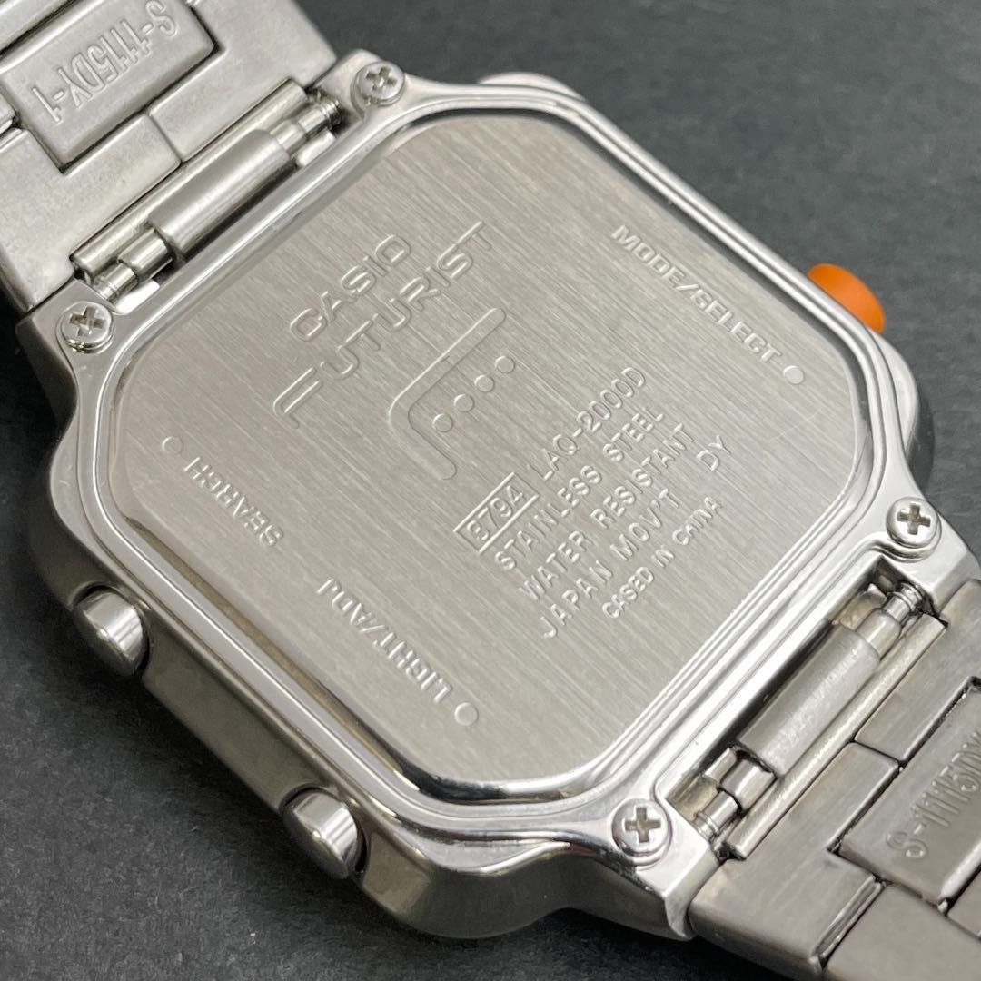 CASIO FUTURIST LAQ-2000D オレンジ カシオ フューチャリスト デジアナ