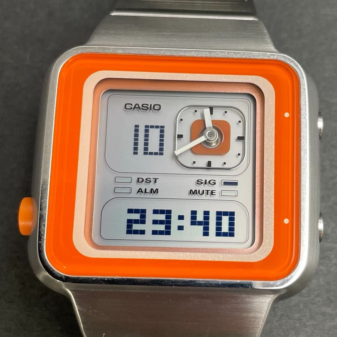 CASIO FUTURIST LAQ-2000D オレンジ カシオ フューチャリスト デジアナ