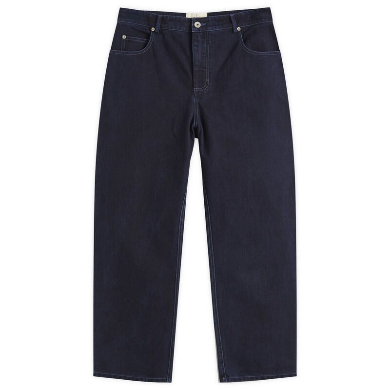 フォーク フォーク メンズ ボトムス デニムパンツ Folk Barreleg Jean Deep Inidgo Slub FOLK パンツ スクラブパンツ フォーク 5029sc 白衣パンツ
