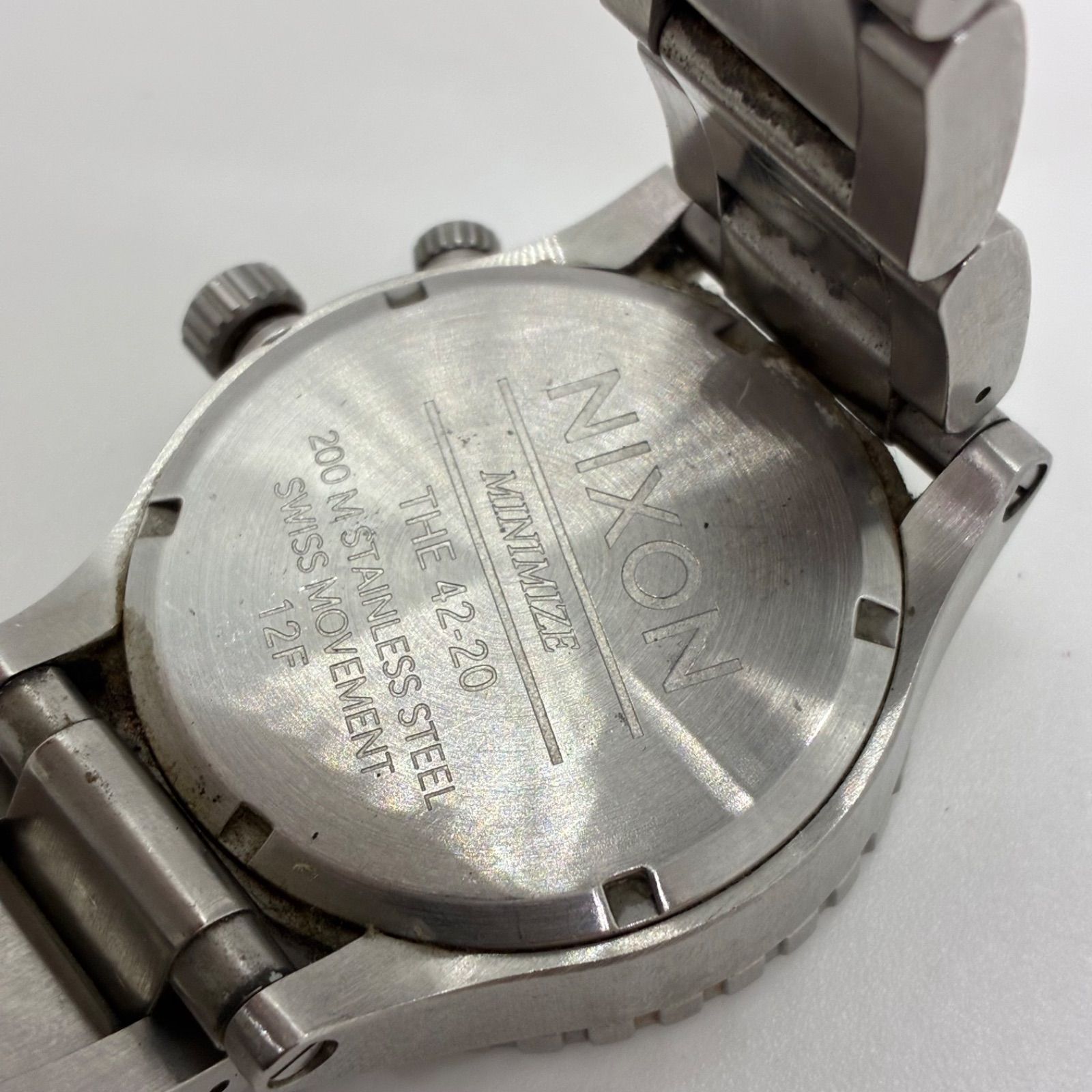 不動品】NIXON THE42-20 メンズ腕時計 ジャンク扱い - メルカリ
