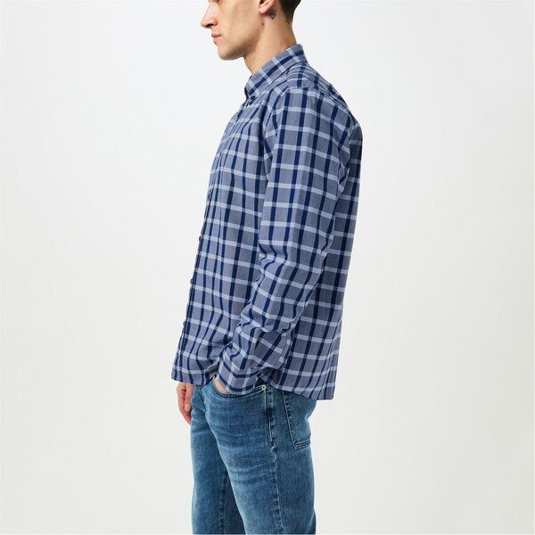 HUGO BOSS (ヒューゴボス) シアサッカー オープンカラー 半袖 シャツ ボス メンズ トップス シャツ Boss CLiamBdC1243 10267954 01 Medium Blue 425 ブルー