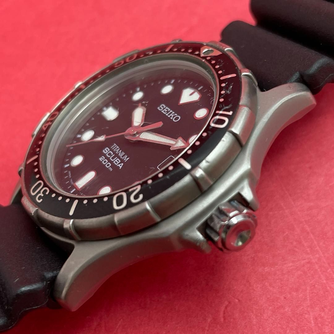 SEIKO チタン ダイバーズウォッチ 7N35-6110 セイコー TITANIUM SCUBA
