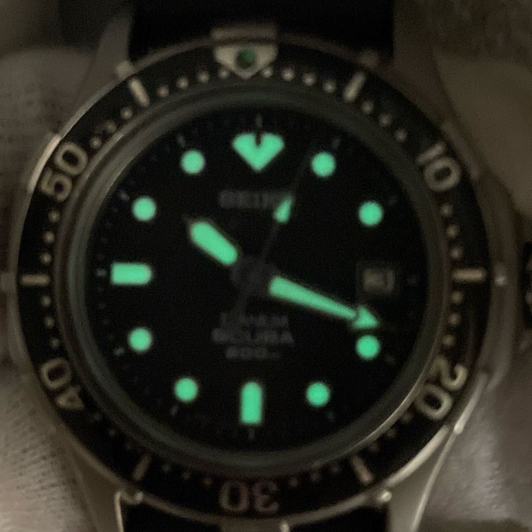 SEIKO チタン ダイバーズウォッチ 7N35-6110 セイコー TITANIUM SCUBA