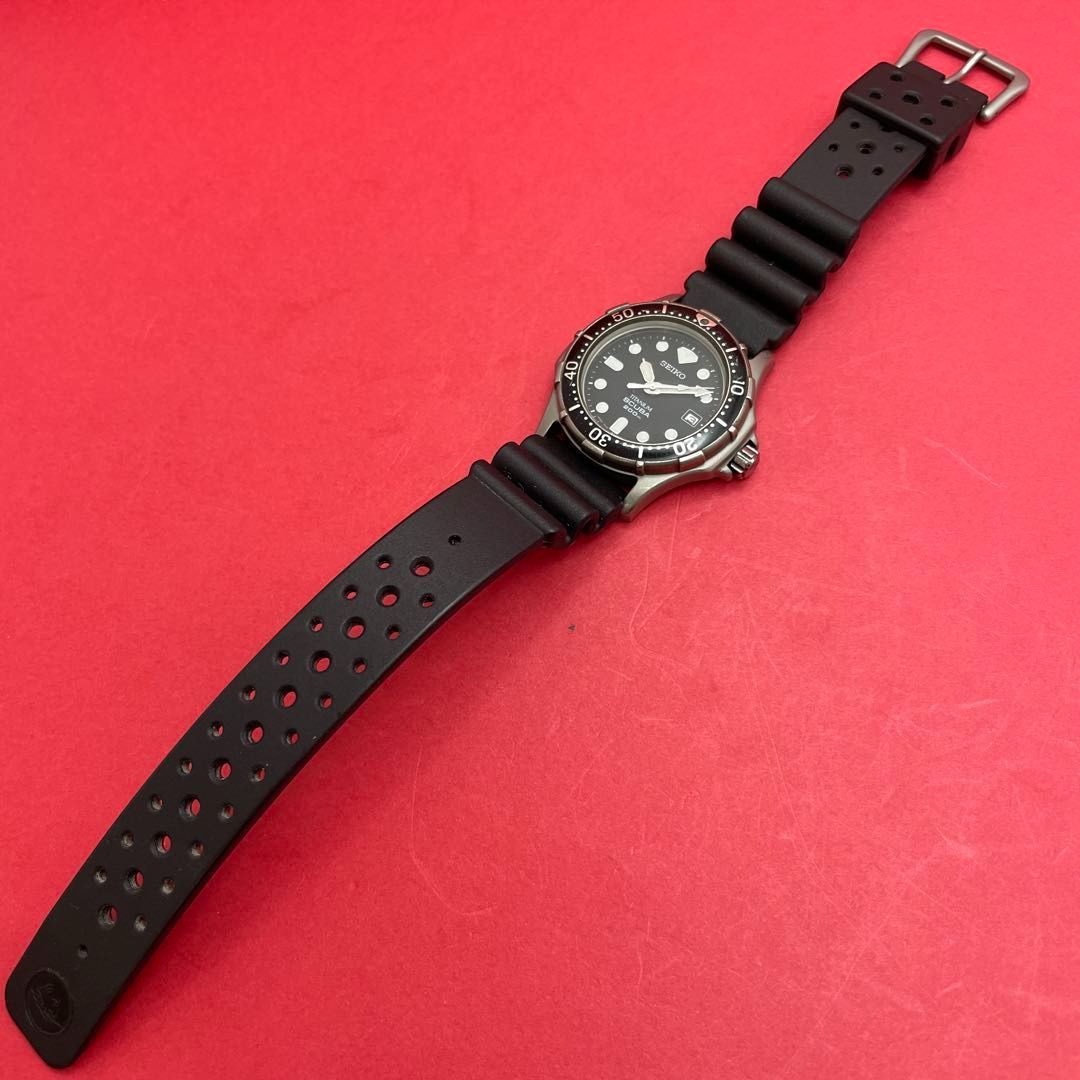 SEIKO チタン ダイバーズウォッチ 7N35-6110 セイコー TITANIUM SCUBA