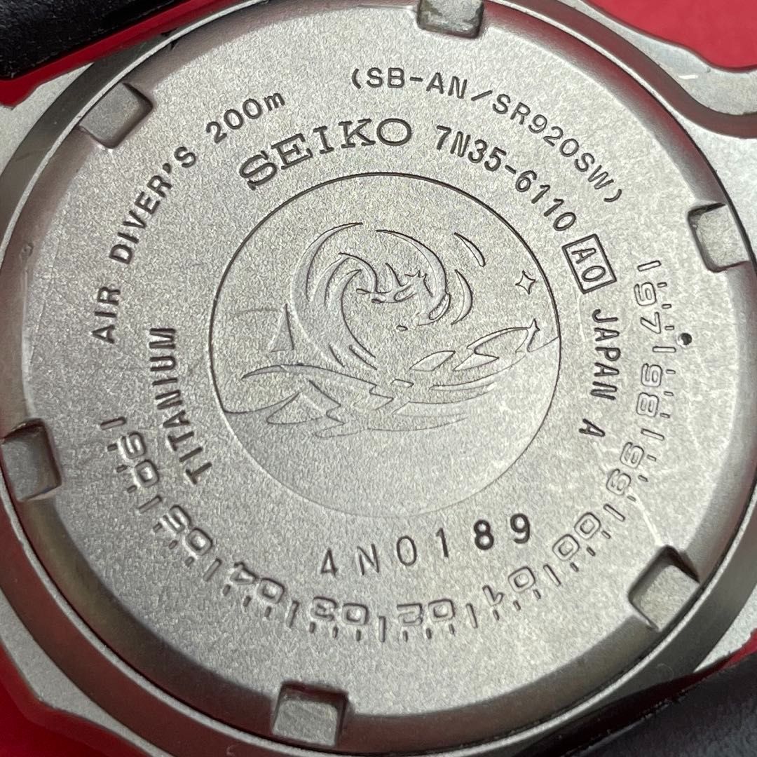 SEIKO チタン ダイバーズウォッチ 7N35-6110 セイコー TITANIUM SCUBA
