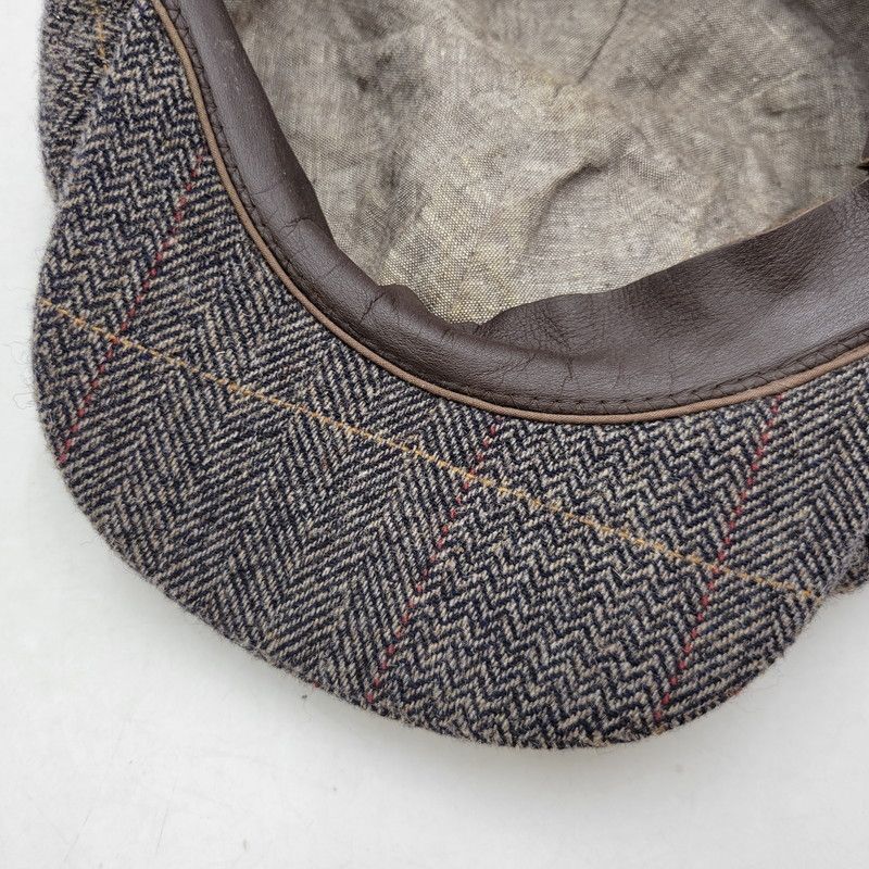 中古品】 DAPPER'S ダッパーズ HERRINGBONE WOOL CASQUETTE