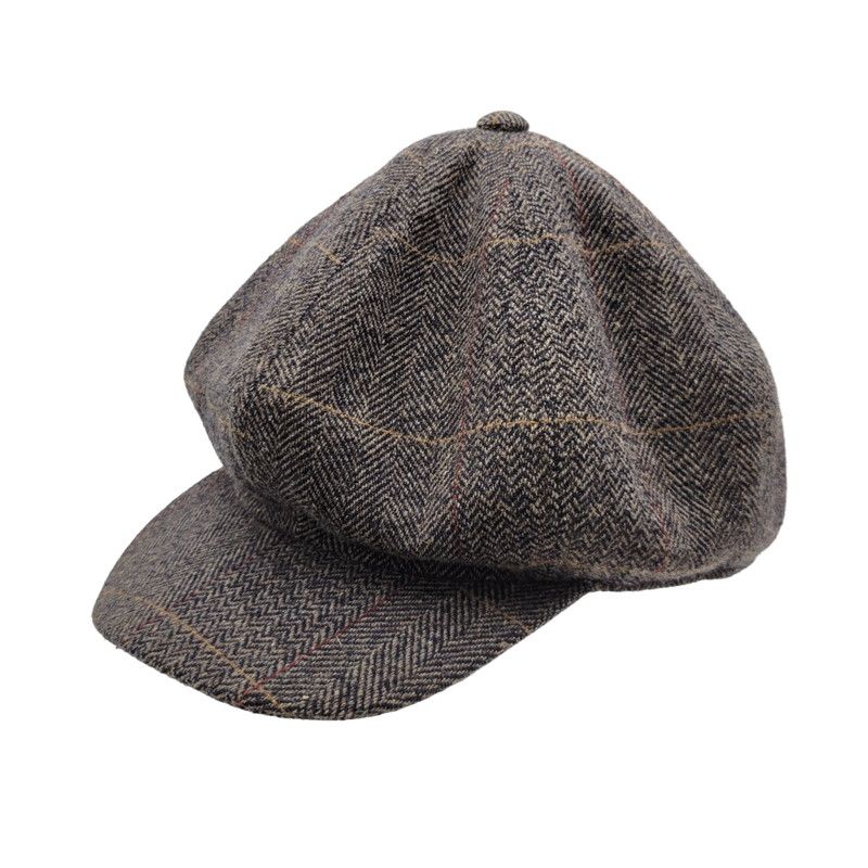 中古品】 DAPPER'S ダッパーズ HERRINGBONE WOOL CASQUETTE