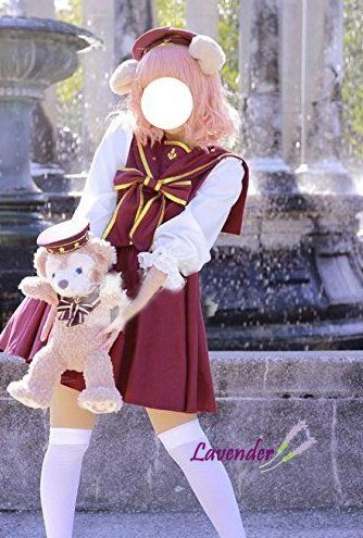 ミドリ屋 ラベンダー コスプレ衣装 シェリーメイ セーラー服 セット 女性LL