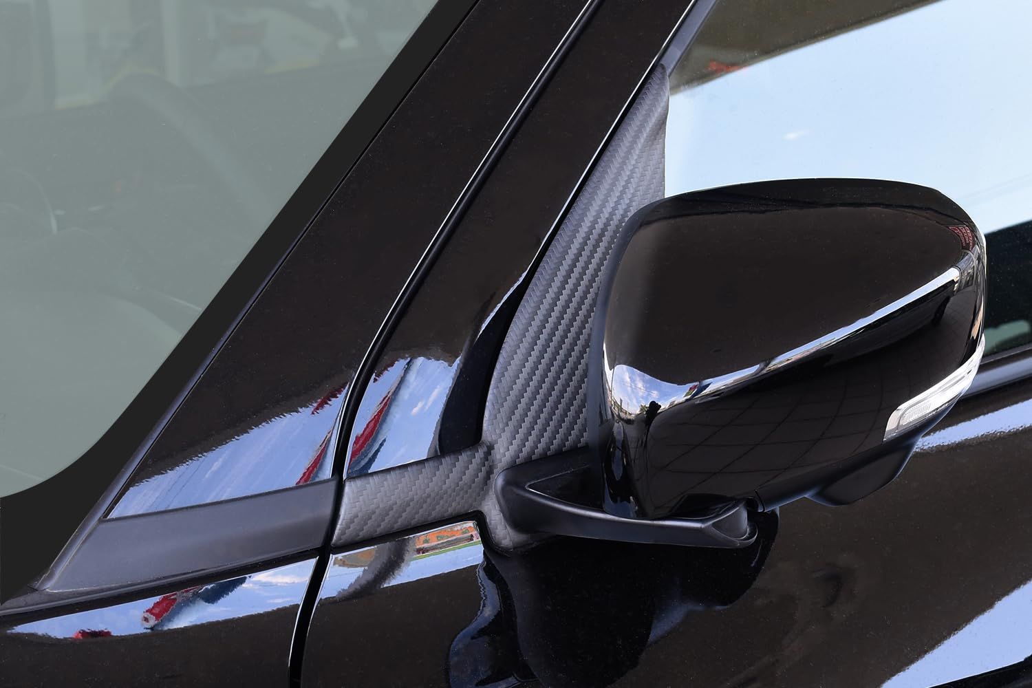 新品 SecondStage スズキ スイフトスポーツ スイフト SWIFT Aピラーパネル マットブラックカーボン調 S026AES