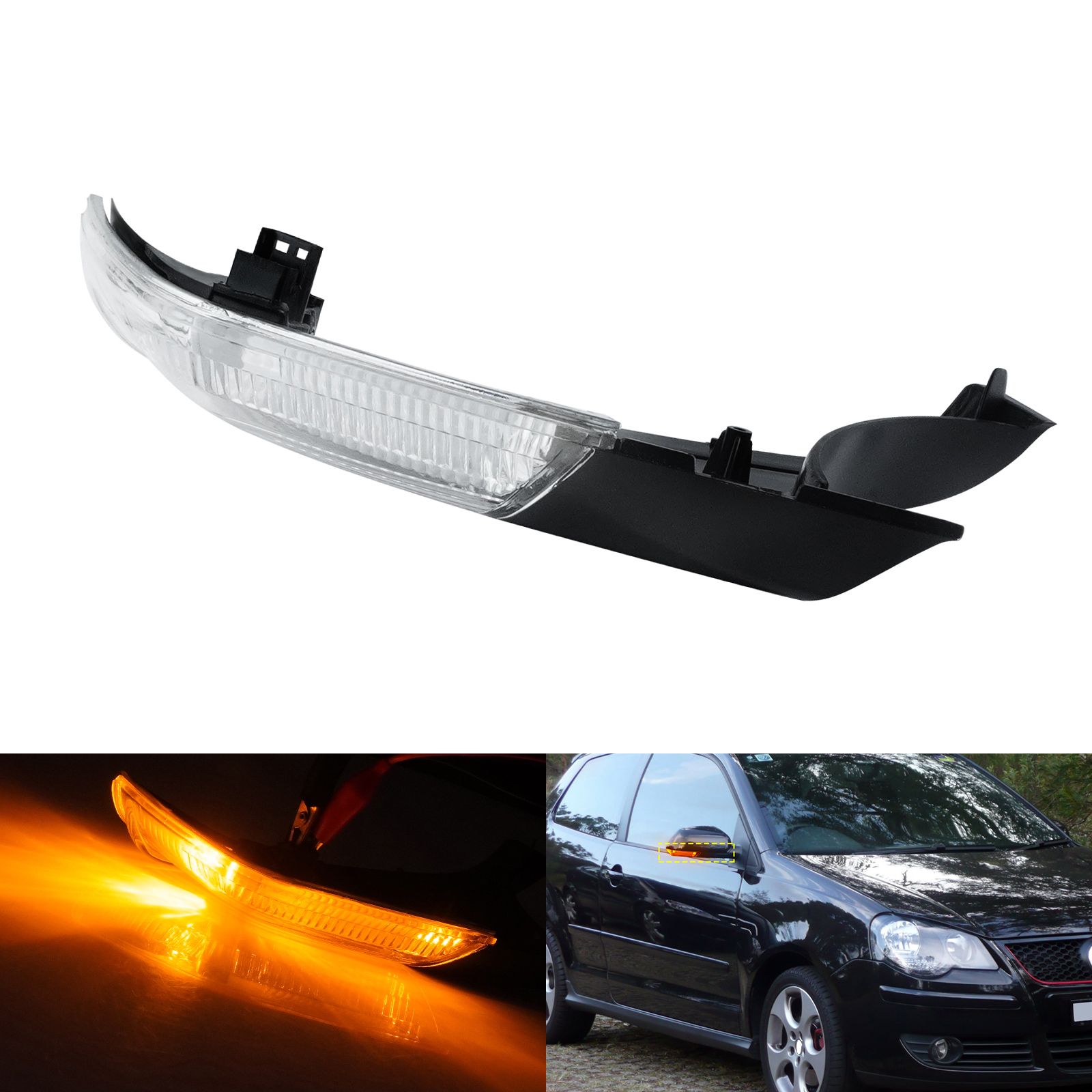 2005-09 VW POLO 9N3  LED サイドミラーインジケーター信号灯 1Z0949102C