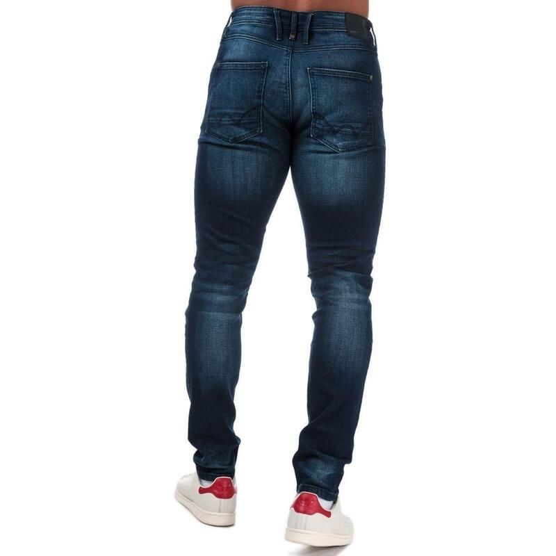 ダックアンドカバー メンズ ボトムス デニムパンツ Duck and Cover MayleadW SlimFit Jean Dark Blue ブルー