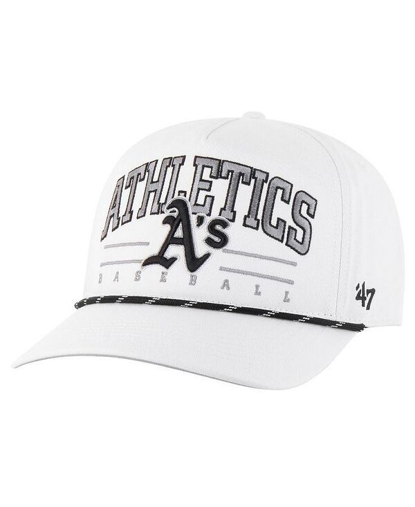 47 ブランド メンズ アクセサリー 帽子 47 Brand Mens White Athletics Roscoe Speckle Hitch Adjustable Hat White ホワイト